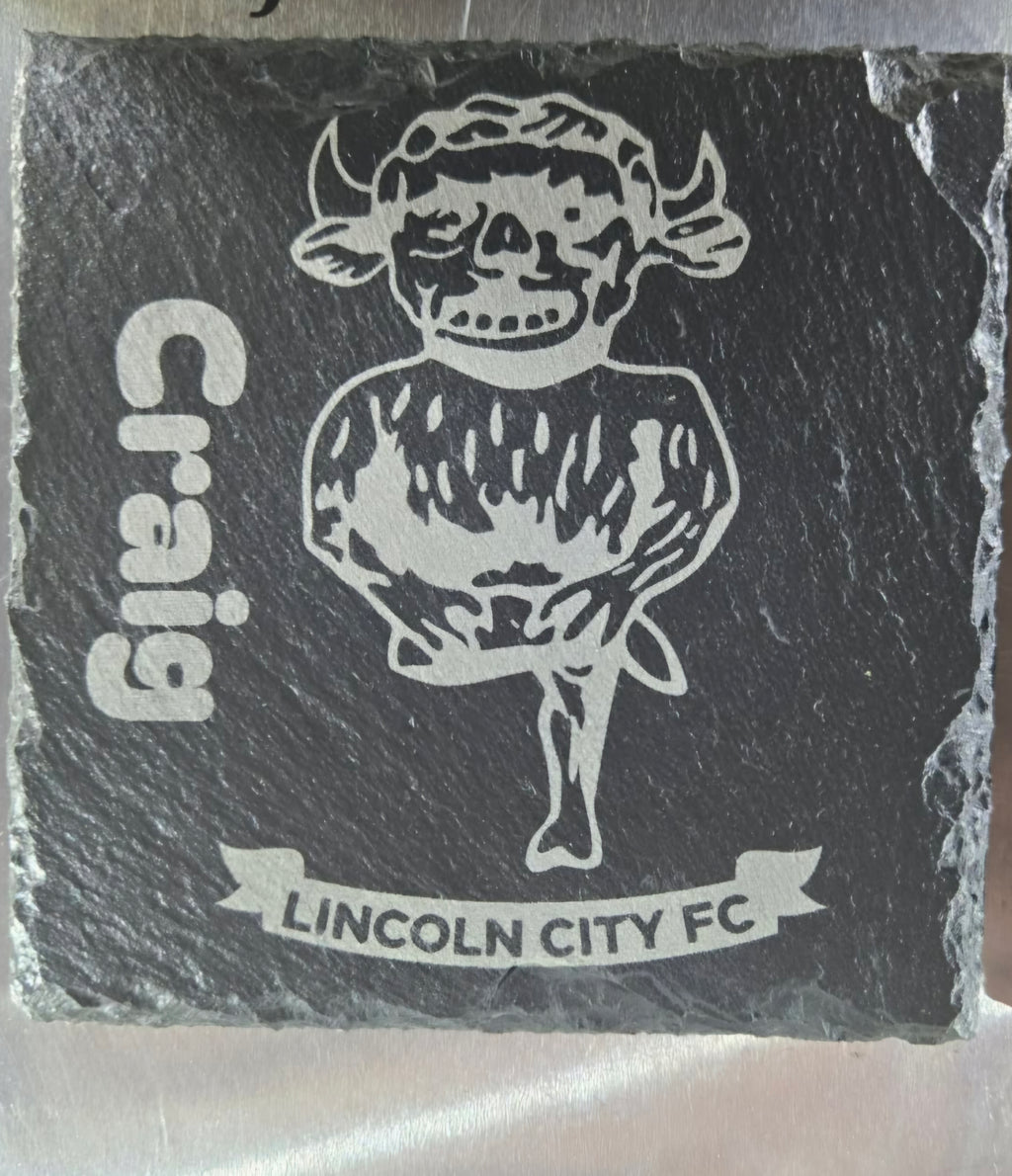 Slate coasters, personalised or bogrolls!