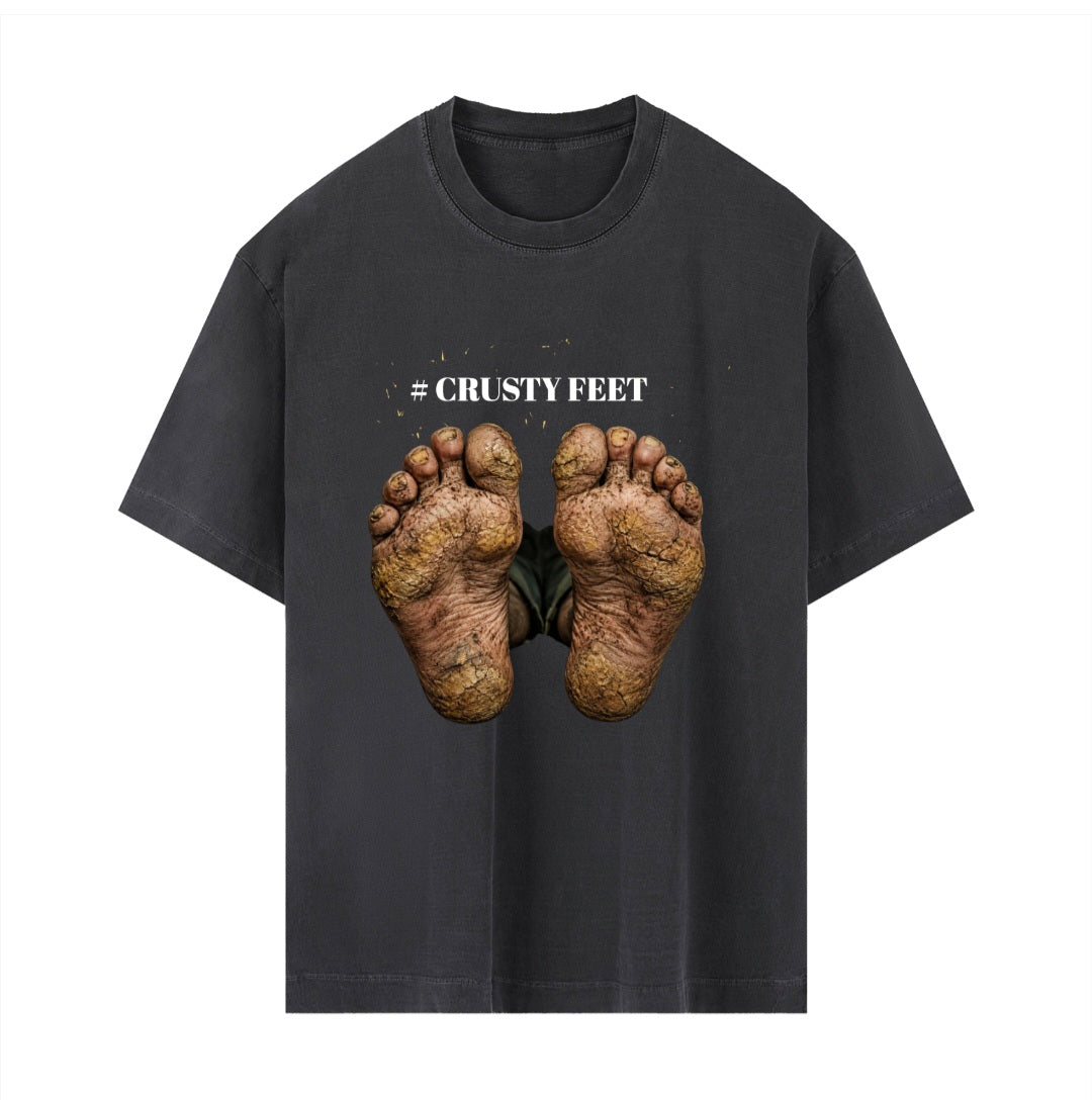 Crusty feet!